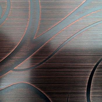 不銹鋼仿古銅噴涂